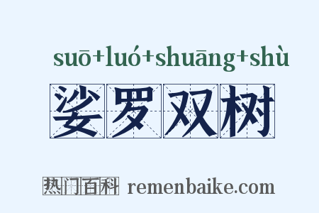 娑罗双树是什么意思的图片